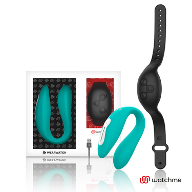 Vibratore Dual per Coppie Impermeabile con Orologio Smart Watchme